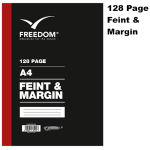 Freedom 128 pages A4 Counter Books F/M